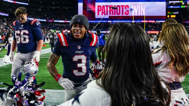 New England Patriots wide receiver DeMario Douglas