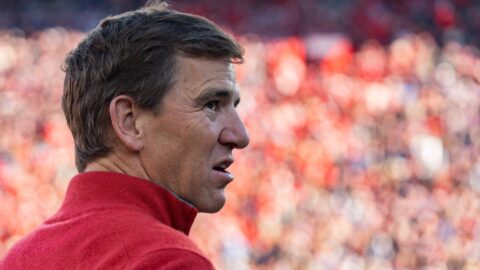 Former New York Giants quarterback Eli Manning