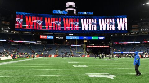 Gillette Stadium, home of the New England Patriots
