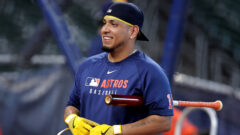Houston Astros third baseman Isaac Paredes