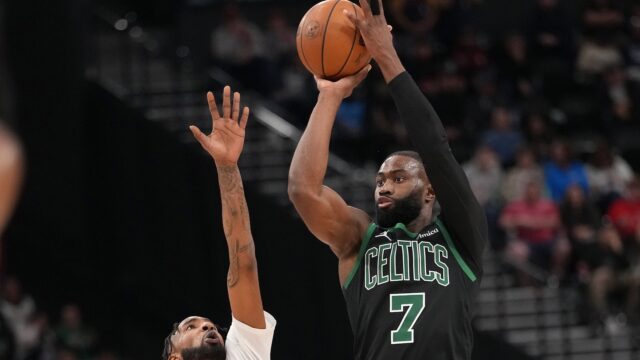 Boston Celtics wing Jaylen Brown