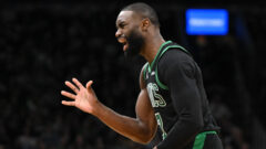 Boston Celtics forward Jaylen Brown