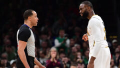 Boston Celtics forward Jaylen Brown