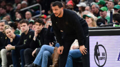 Boston Celtics head coach Joe Mazzulla