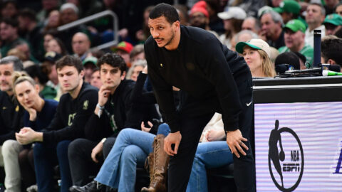 Boston Celtics head coach Joe Mazzulla