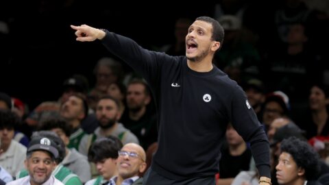 Boston Celtics head coach Joe Mazzulla