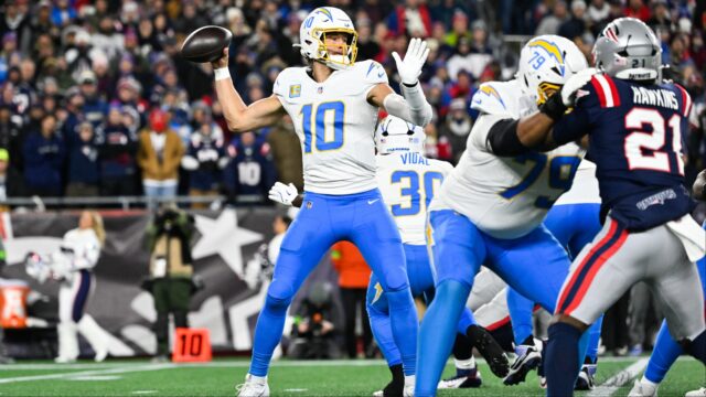 Los Angeles Chargers quarterback Justin Herbert