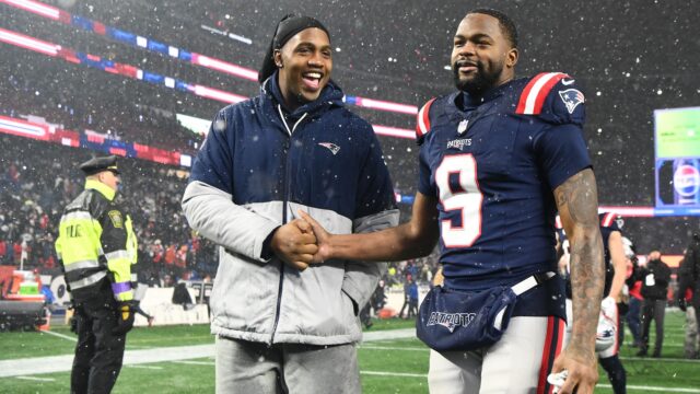 New England Patriots wide receiver Kayshon Boutte.