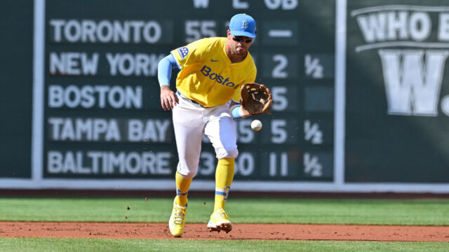 Boston Red Sox third baseman Marcelo Mayer