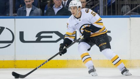 Boston Bruins forward Matthew Poitras