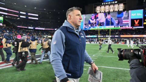 New England Patriots head coach Mike Vrabel