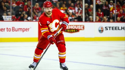 Calgary Flames defenseman Rasmus Andersson