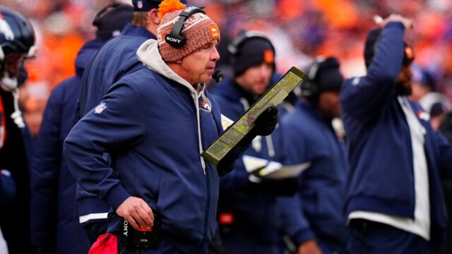 Denver Broncos head coach Sean Payton