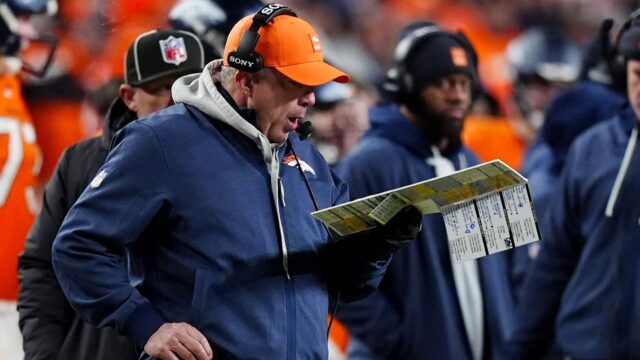 Denver Broncos head coach Sean Payton