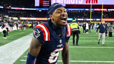 New England Patriots receiver Stefon Diggs