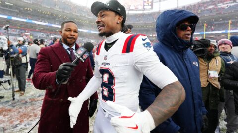 New England Patriots wide receiver Stefon Diggs