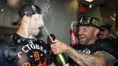 Detroit Tigers pitcher Tommy Kahnle