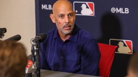 Boston Red Sox manager Alex Cora