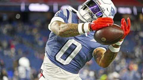 New England Patriots cornerback Christian Gonzalez