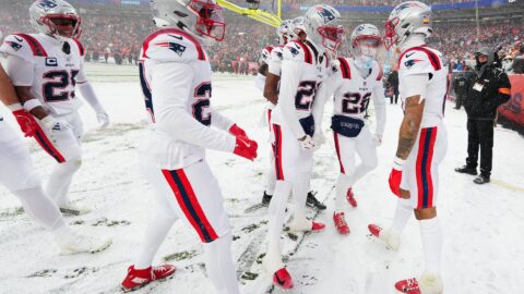 New England Patriots cornerback Christian Gonzalez