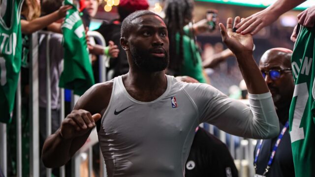 Boston Celtics guard Jaylen Brown