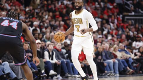 Boston Celtics guard Jaylen Brown