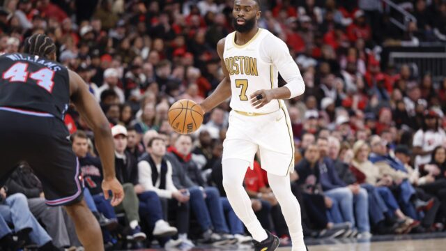 Boston Celtics guard Jaylen Brown