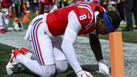 New England Patriots wide receiver Stefon Diggs