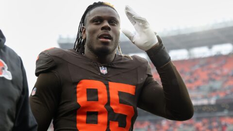 Cleveland Browns tight end David Njoku