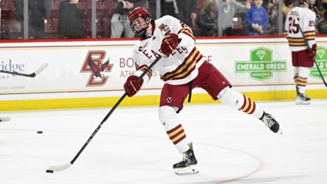 Boston College forward Dean Letourneau