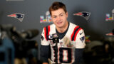 New England Patriots quarterback Drake Maye