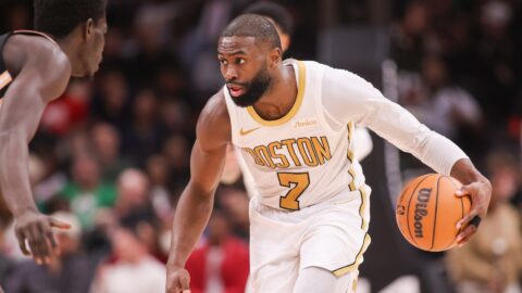 Boston Celtics guard Jaylen Brown