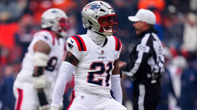 New England Patriots safety Jaylinn Hawkins
