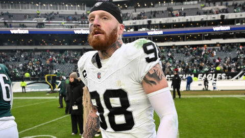 Las Vegas Raiders defensive end Maxx Crosby