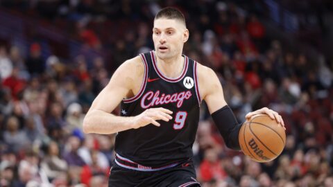 Boston Celtics center Nikola Vucevic