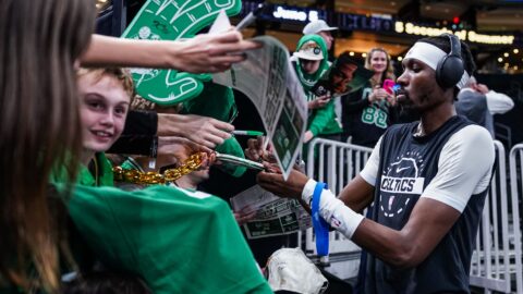 Former Boston Celtics forward Chris Boucher