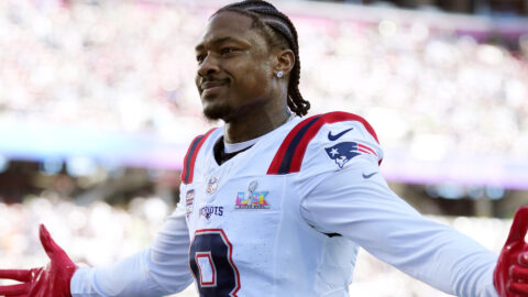 New England Patriots wide receiver Stefon Diggs